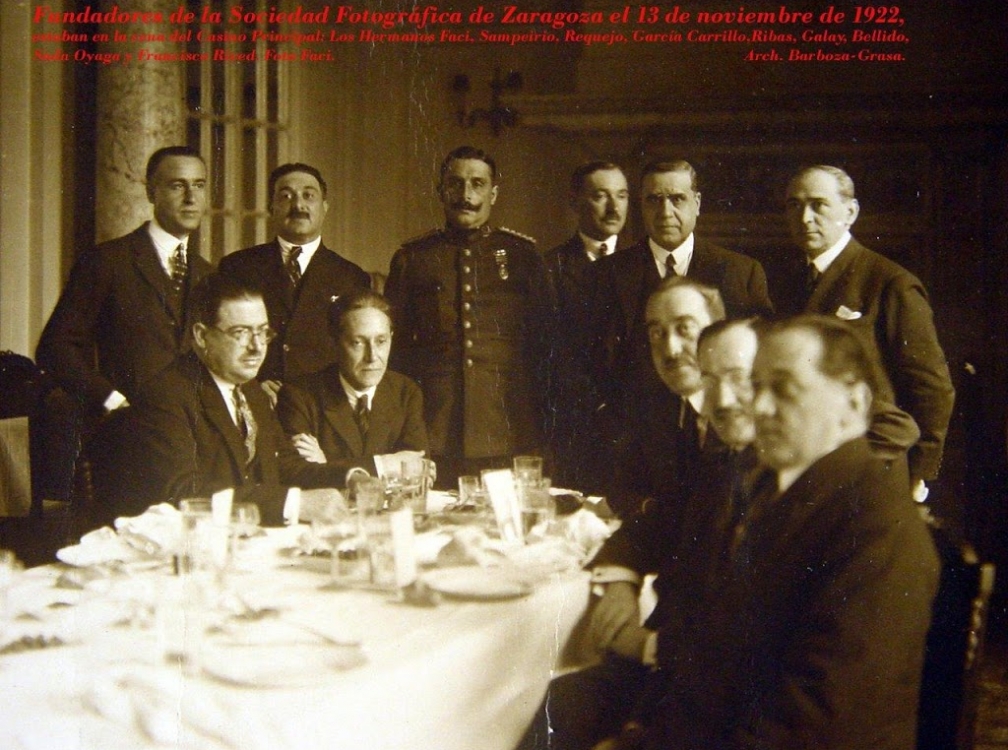 I – CÓMO SE FUNDÓ LA SOCIEDAD FOTOGRÁFICA DE ZARAGOZA-RSFZ   EN 1922