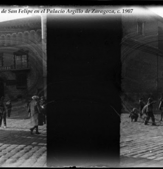 AURELIO GRASA SANCHO  EN EL COLEGIO DE SAN FELIPE, HOY MUSEO PABLO GARGALLO